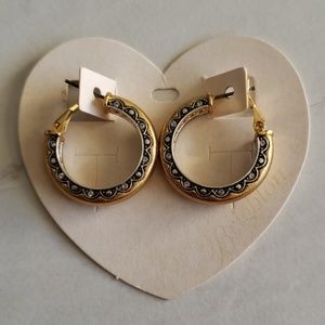 NWT Brighton Hoop Earrings